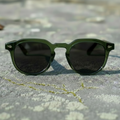 Solitary - Transparent Dark Green / Ebony & Maple