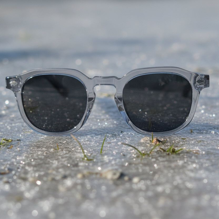 Solitary - Transparent Light Grey / Zebrawood & Maple