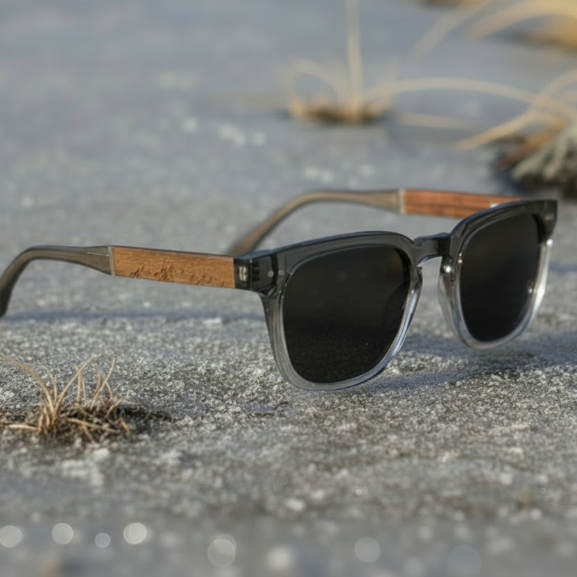 Cloudmaker - Transparent Grey Fade / Walnut & Ebony