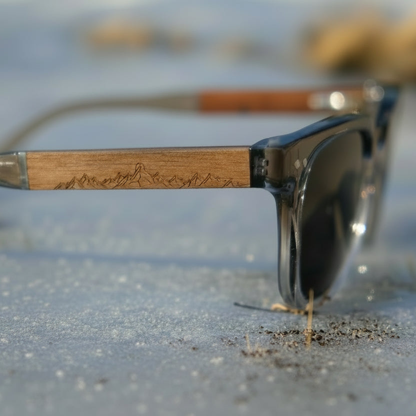 Cloudmaker - Transparent Grey Fade / Walnut & Ebony