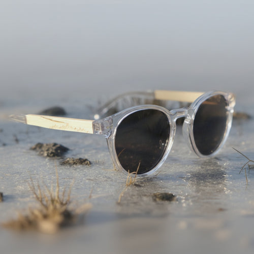 Feathertop - Clear / White Zebrawood & Maple