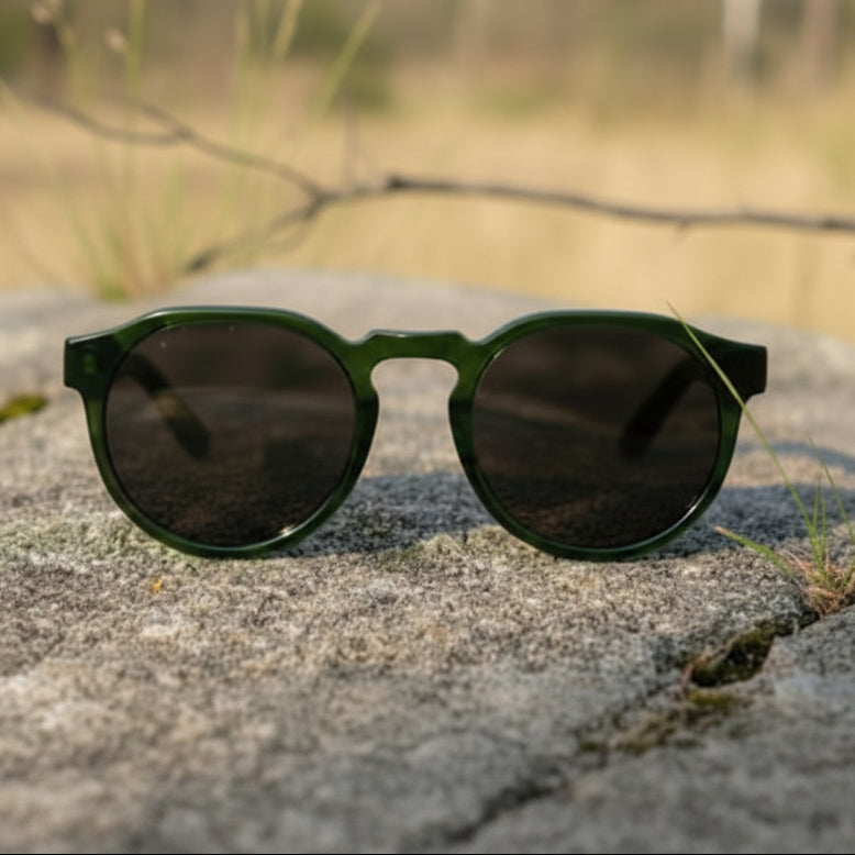 Tramper - Transparent Dark Green / Ebony & Maple