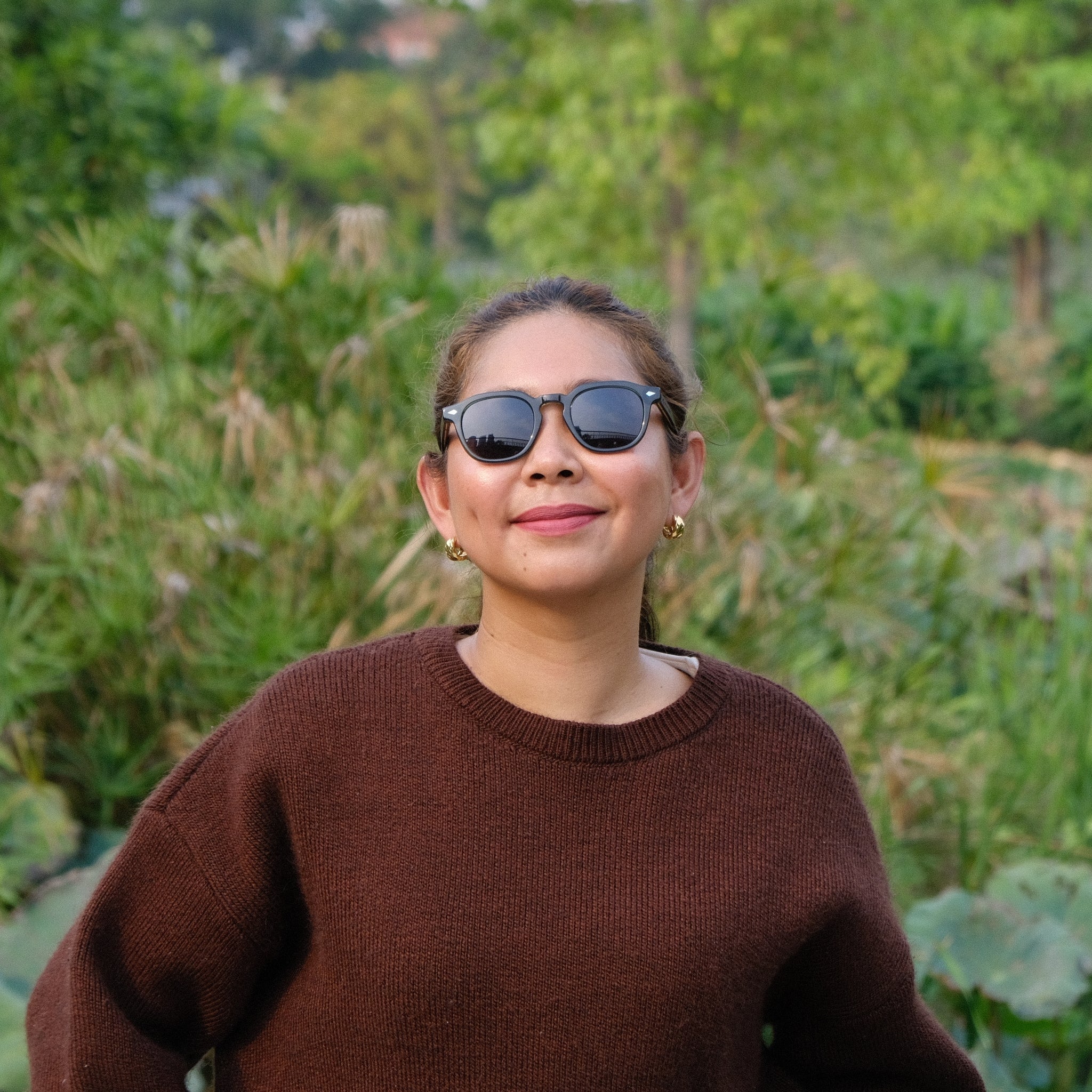 Solitary - Transparent Dark Green / Ebony & Maple