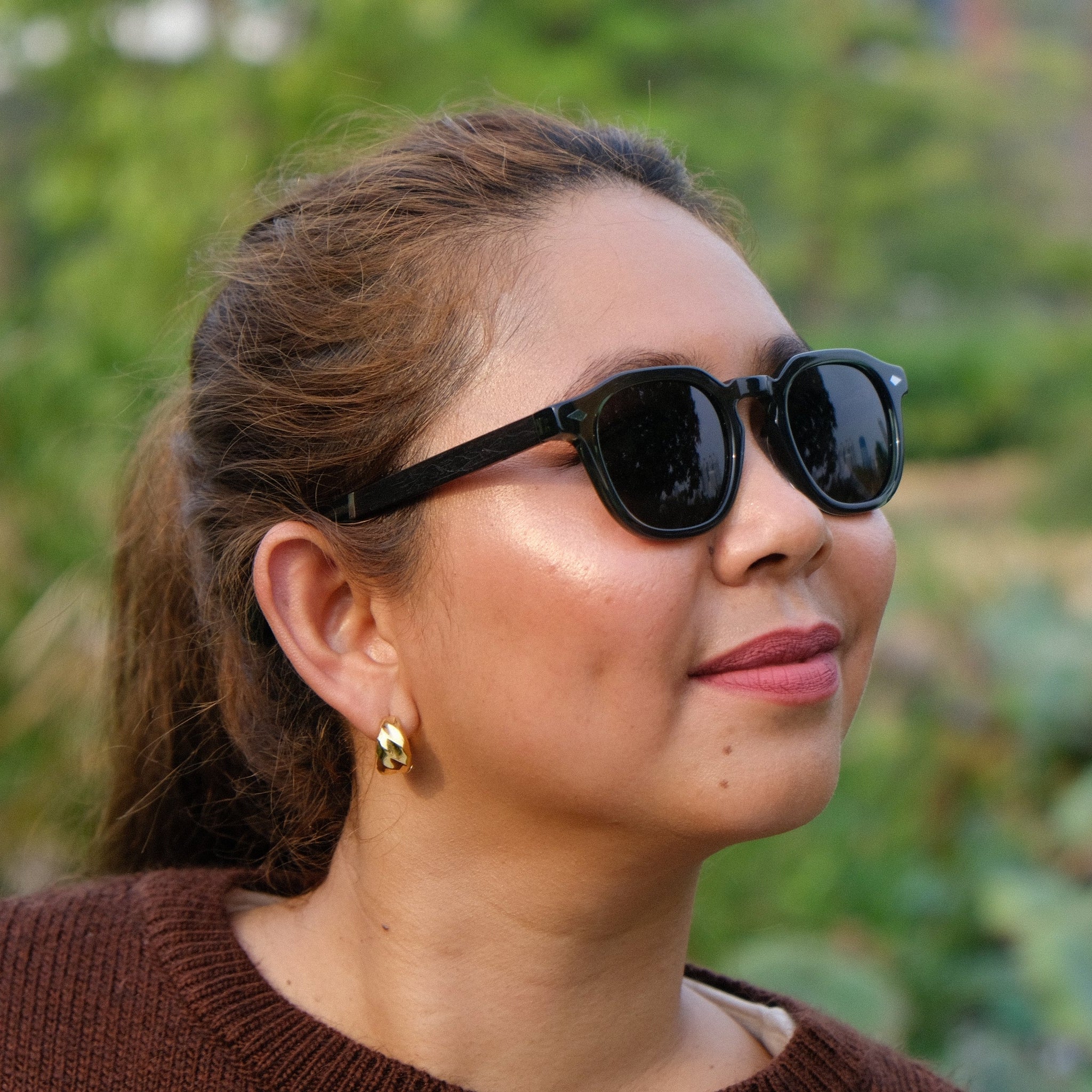 Solitary - Transparent Dark Green / Ebony & Maple