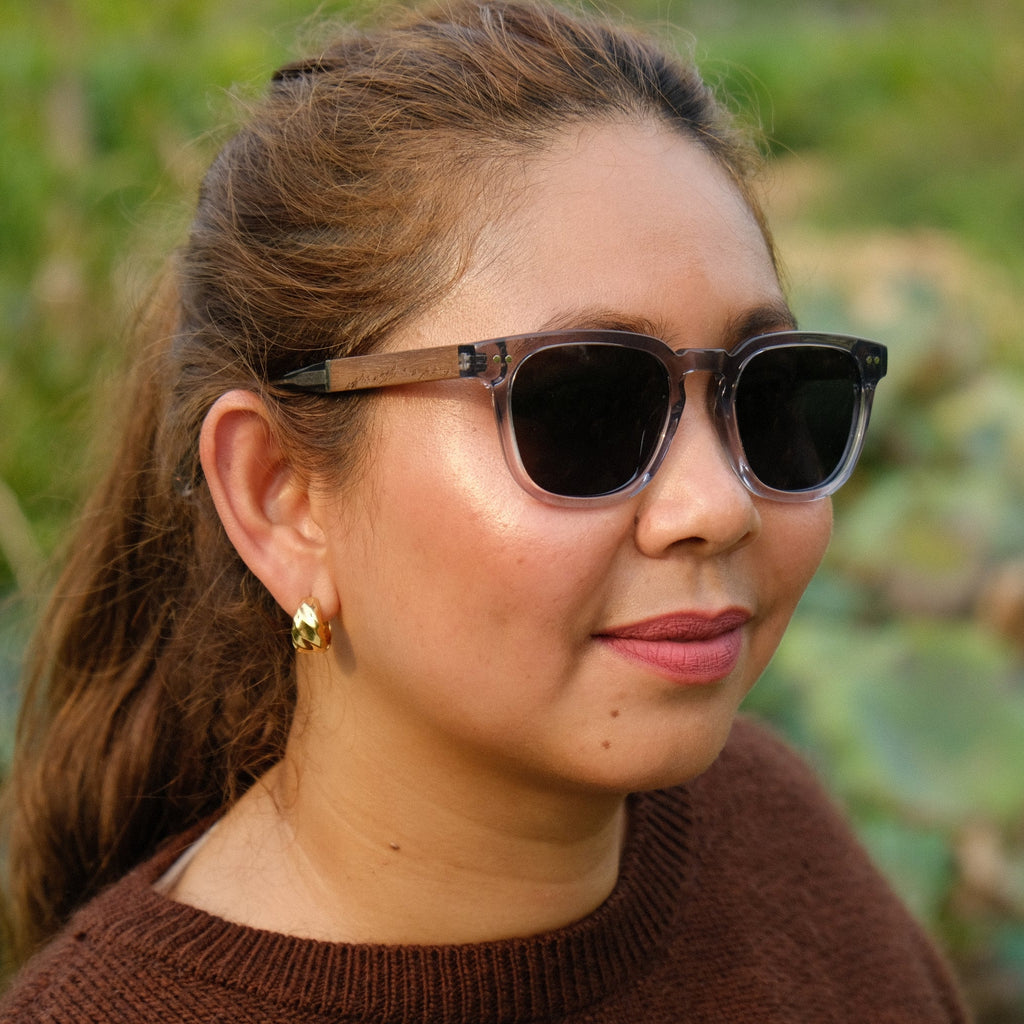 Cloudmaker - Transparent Grey Fade / Walnut & Ebony