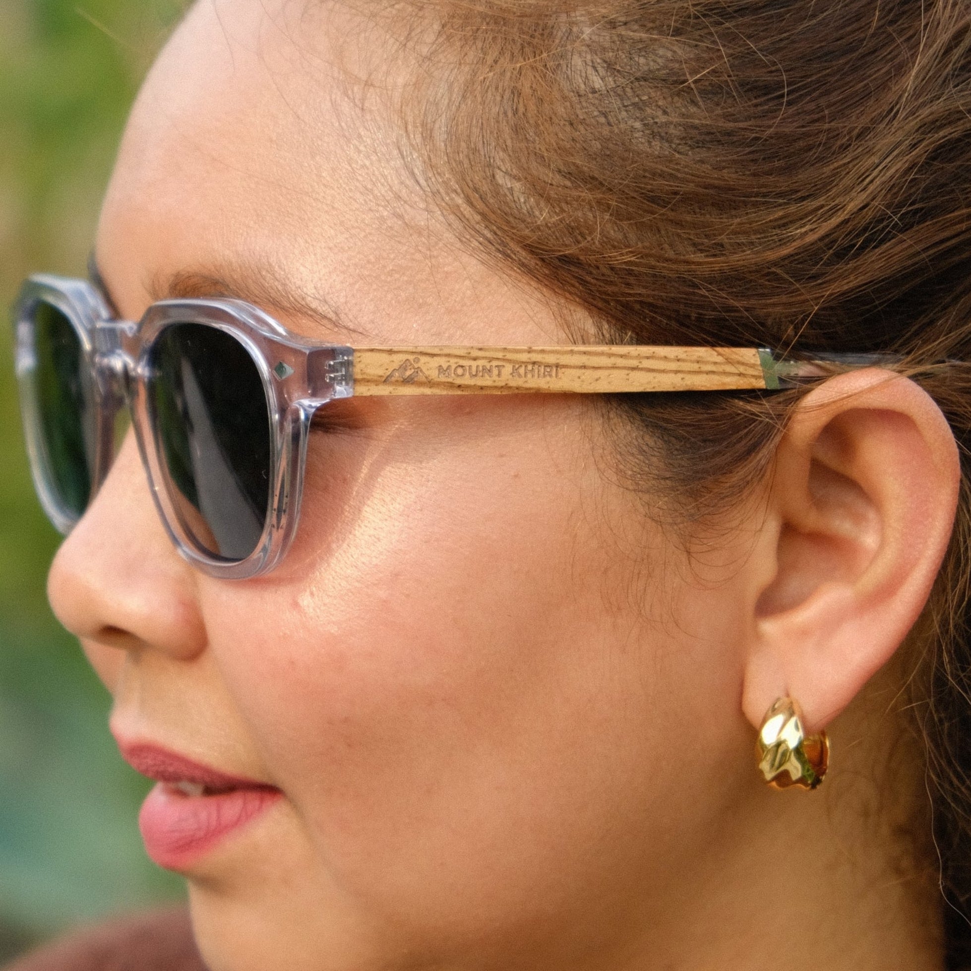 Solitary - Transparent Light Grey / Zebrawood & Maple