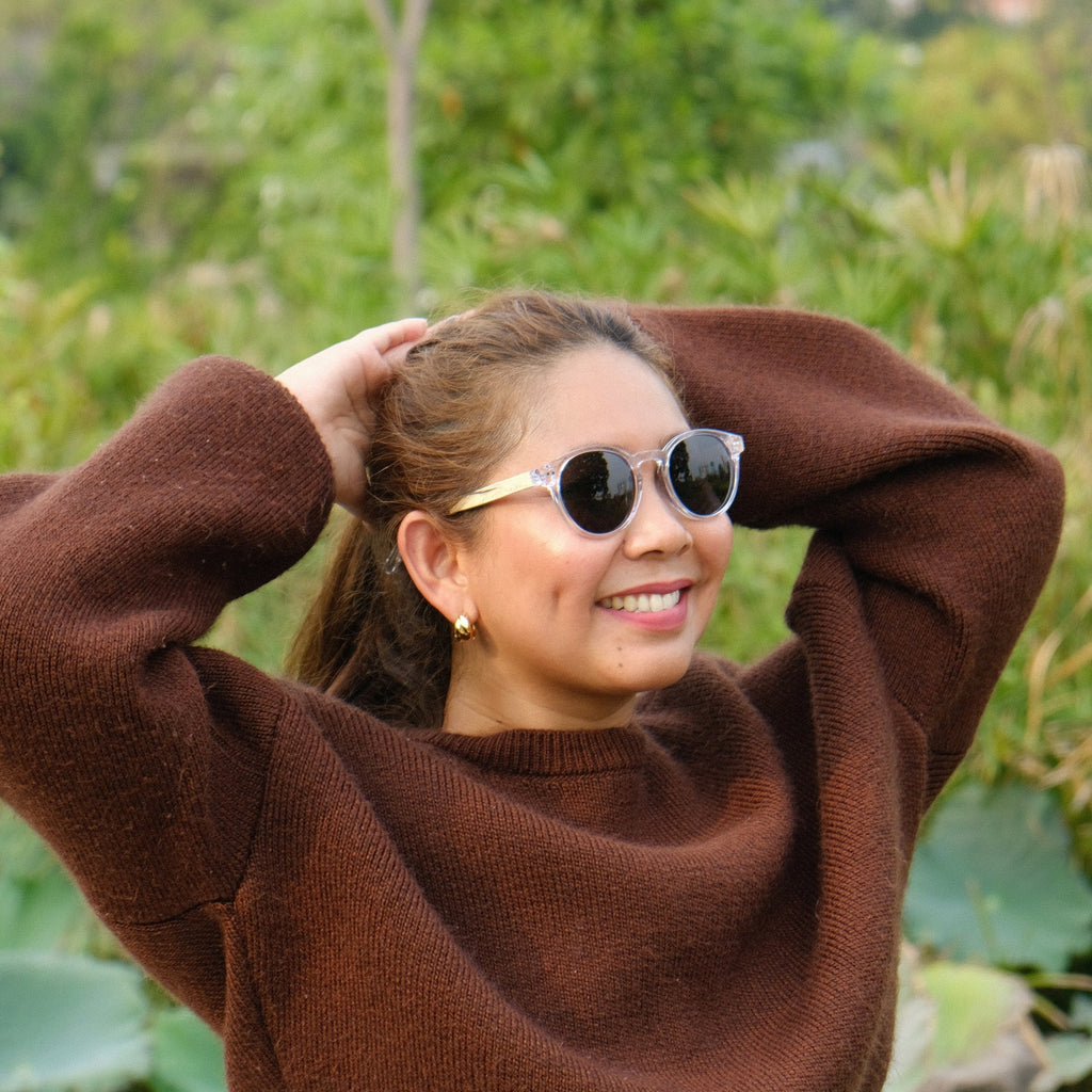 Feathertop - Clear / White Zebrawood & Maple