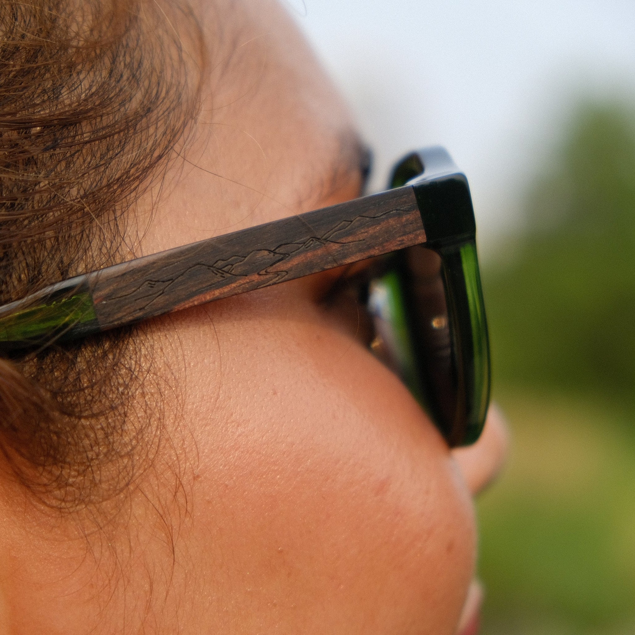 Tramper - Transparent Dark Green / Ebony & Maple