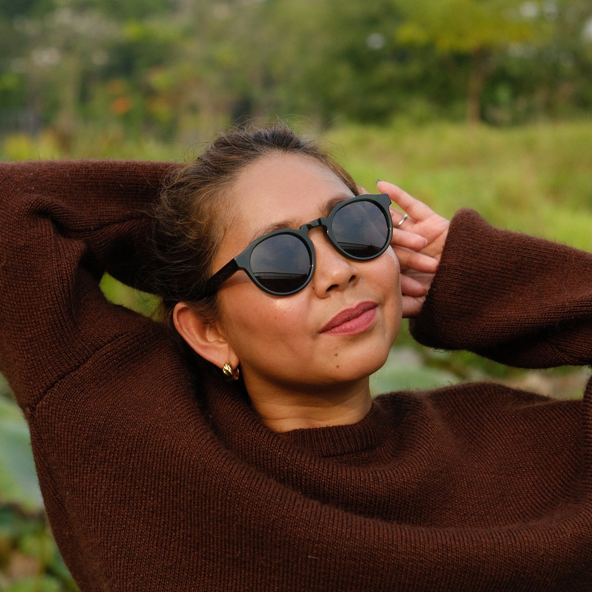 Tramper - Transparent Dark Green / Ebony & Maple