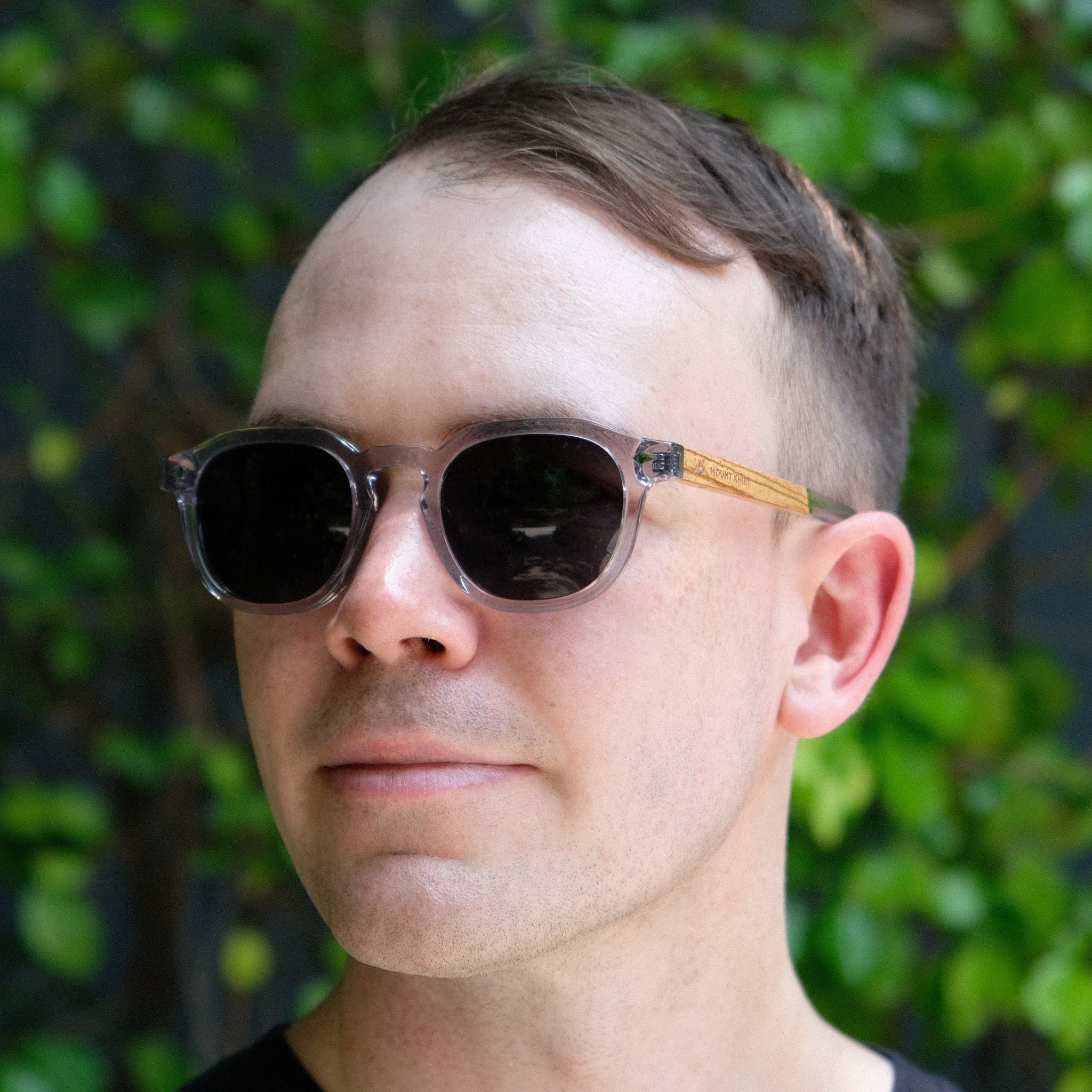 Solitary - Transparent Light Grey / Zebrawood & Maple