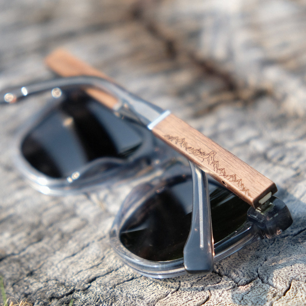 Cloudmaker - Transparent Grey Fade / Walnut & Ebony