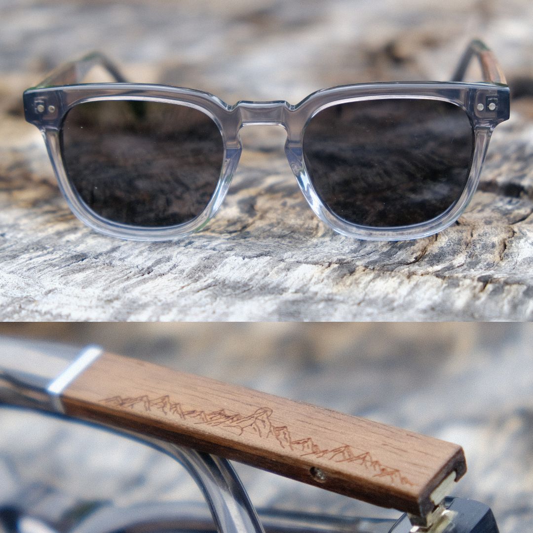 Cloudmaker - Transparent Grey Fade / Walnut & Ebony